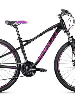 Велосипед женский 26 Spelli SX-3200 Lady 15" черный с фиолетовым