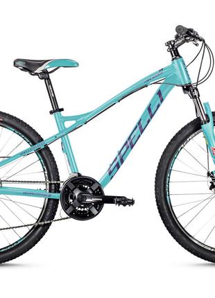 Велосипед женский 26 Spelli SX-3200 Lady 15" голубой с фиолетовым
