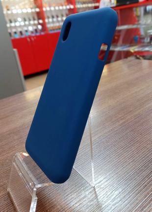 Чехол-накладка на телефон ZTE Blade L8 синего цвета