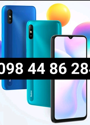 XIAOMI Redmi 9A 2/32GB запакованный Зелено-синій Global Version