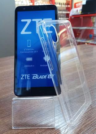 Чехол-накладка на телефон ZTE Blade L8 прозрачного цвета