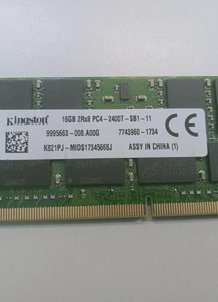 16gb DDR4 Kingston PC4-2400T RAM Оперативна пам'ять PC4-2400T-...
