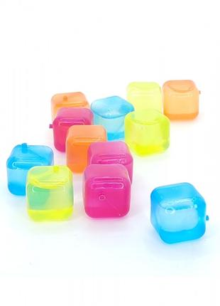 Кубики для льоду 12 кольорових кубиків
