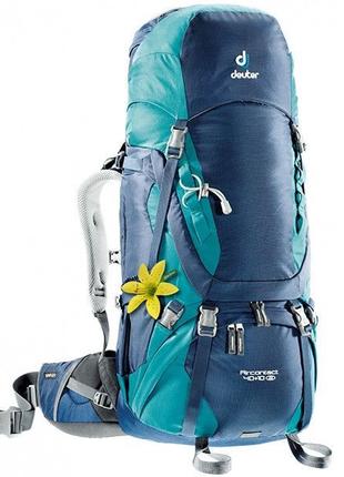 Рюкзак Deuter Aircontact 40 + 10 SL (midnight-petrol)