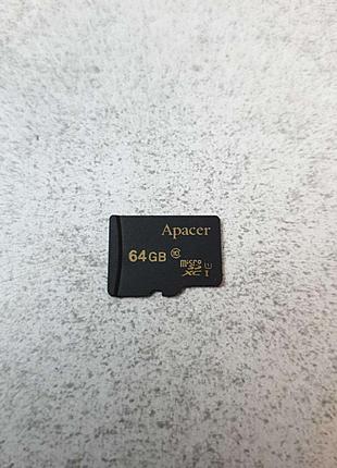 Карта флэш памяти Б/У MicroSD 64Gb