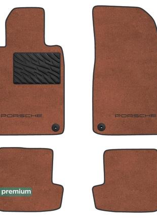 Двухслойные коврики Sotra Premium Terracot для Porsche Boxster...