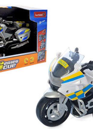 Игрушка Мотоцикл инерционный, озвученный, со светом, в коробке...