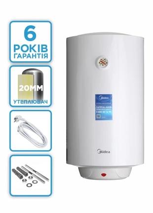 Бойлер MIDEA D50-15F1 (W) 50л мокрый тен