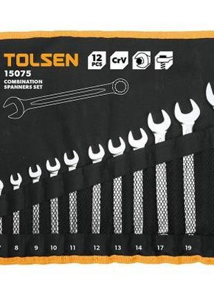 Набор инструментов Tolsen ключей комбинированных в чехле 12 шт...
