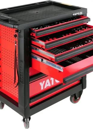 Шкаф-тележка с инструментами на колесах YATO YT-5530 (набор 17...