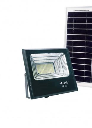 Светодиодный прожектор Luxel на солнечных батареях с микроволн...