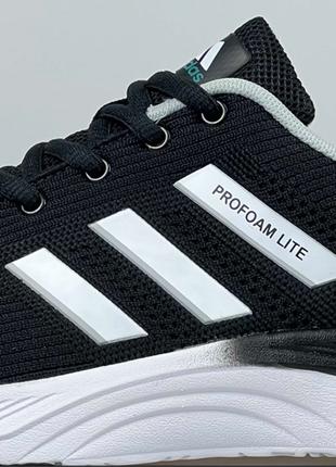 Мужские кроссовки Adidas Profoam Lite черные текстиль