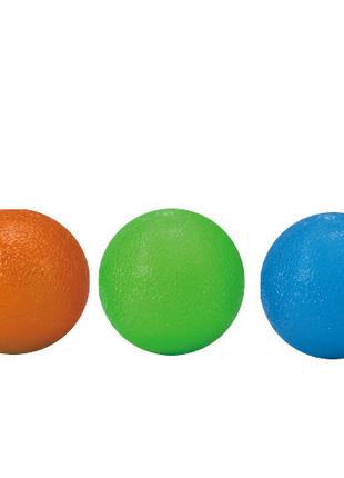 Набір м'ячиків-еспандерів 3шт LiveUp GRIP BALL