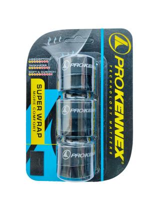Намотка на ракетки ProKennex Super Wrap Over Grip 3 шт 25x1100...
