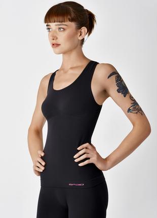 Майка женская SPAIO Fitness W01 черный L/XL (5901282309568)