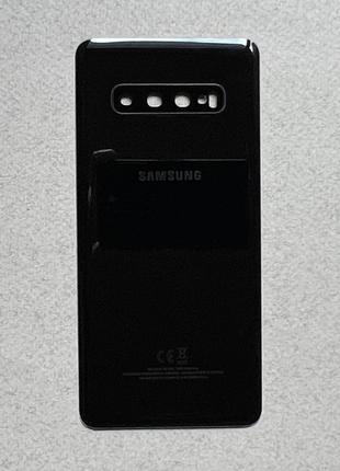Samsung Galaxy S10 Plus Prism Black задняя крышка с блоком защ...