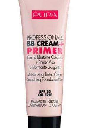 Тональный крем Pupa Professionals BB Cream + Primer SPF 20 01 ...