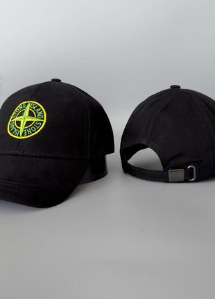 Кепка чорна Stone Island