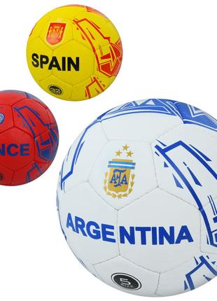 М'яч футбольний 2500-276 (30шт) розмір5,ПУ1,4мм,ручна робота, ...