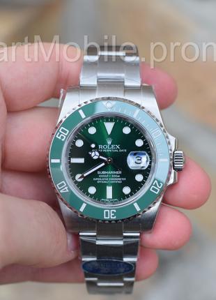 Наручний годинник Ролекс Rolex Submariner Hulk 116610LV механі...