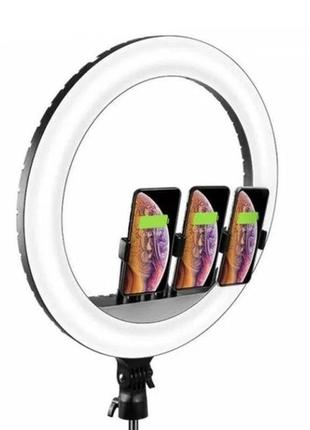 Кольцевая светодиодная LED лампа Arc Ring Remote control 21" +...