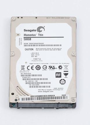 Жесткий диск HDD Seagate 500GB 5400rpm 16Mb 2.5" SATA II ST500...