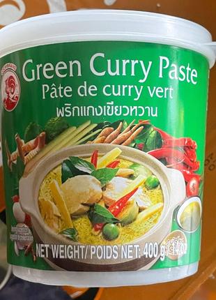 Паста Карри зеленая Green Curry Paste Cock Brand 400г (Тайланд...