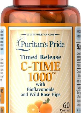 Vitamin C 1000mg with Citrus Bioflavonoids and Rose Hips Timed...
