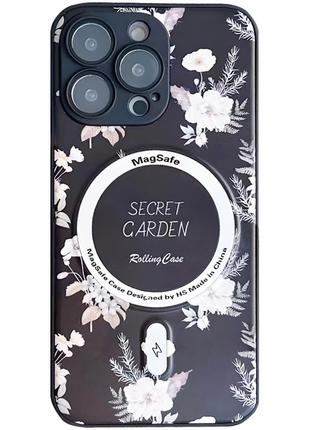 TPU+PC чехол Secret Garden with MagSafe для Apple iPhone 15 Pr...