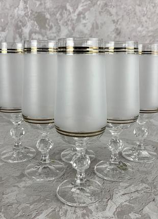 Набор бокалов для шампанского 180 мл 6 шт Claudia Bohemia 4014...