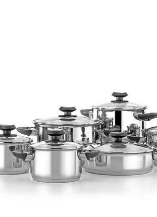 Набор посуды Nois Veneto 830102 12 предметов серебренный