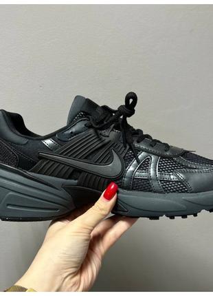 Мужские кроссовки Nike V2K Runtekk Run Black, черные кроссовки...