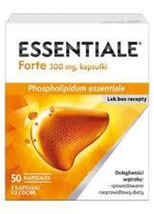 Essentiale forte 300 мг 50 капсул есенціалу Ессеніал 300 mg.
є...
