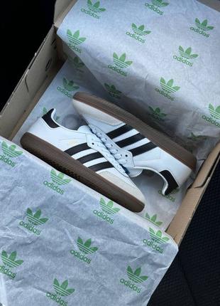 Жіночі кросівки Adidas Originals Samba OG White Black