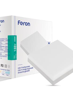 Накладний світлодіодний світильник Feron AL709 18W