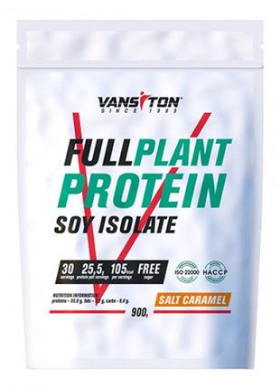 Протеин Соевый изолят Plant protein Vansiton 900г Соленая кара...