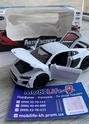 Машинка металлическая Audi R8 performance белая 14см 1:32 / ин...