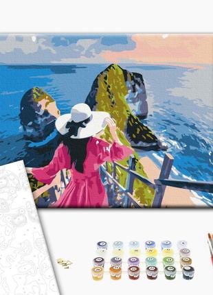 Картина за номерами "Леді на островах", "RBS51548", 30x40 см