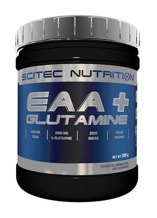 Аминокислота Scitec EAA + Glutamine, 300 грамм Розовый лимонад