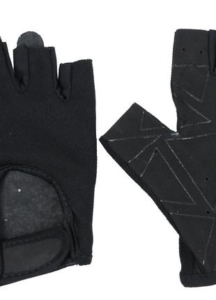 Мужские перчатки для занятия спортом, велоперчатки Crivit черные
