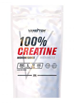 Креатин Vansiton Creatine Monohydrate, 250 грам Вишня