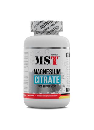 Витамины и минералы MST Magnesium Citrate 200 mg, 180 таблеток