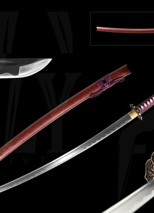 Яскравий самурайський меч Катана Йоші 2 з підставкою у комплек...