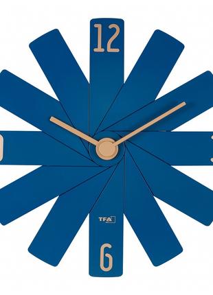 Настенные часы TFA CLOCK IN THE BOX Blue, 400x37x400 мм