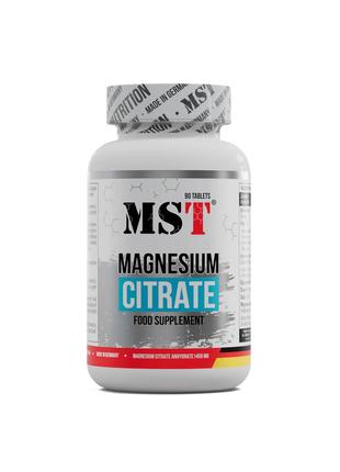 Витамины и минералы MST Magnesium Citrate 200 mg, 90 таблеток