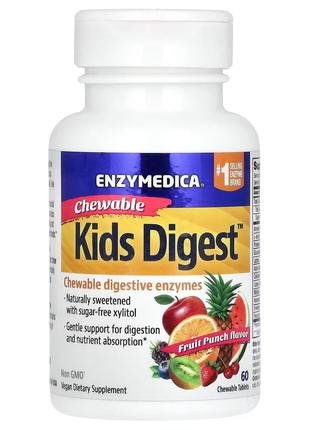 Пищеварительные ферменты для детей Enzymedica Kids Digest 60 C...