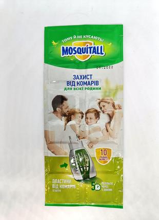 Пластины от комаров "Универсальная защита" MOSQUITALL 12 шт