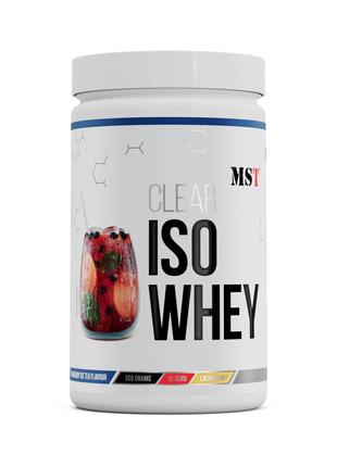 Протеин MST Clear Iso Whey, 300 грамм Холодный черничный чай