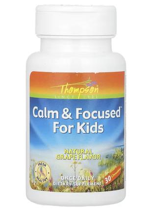 Calm & Focused for Kids 30 Chewables (Natural Grape)