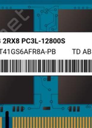 Модуль пам`ятi SO-DIMM 8GB/1600 DDR3L Hynix (HMT41GS6AFR8A-PB)